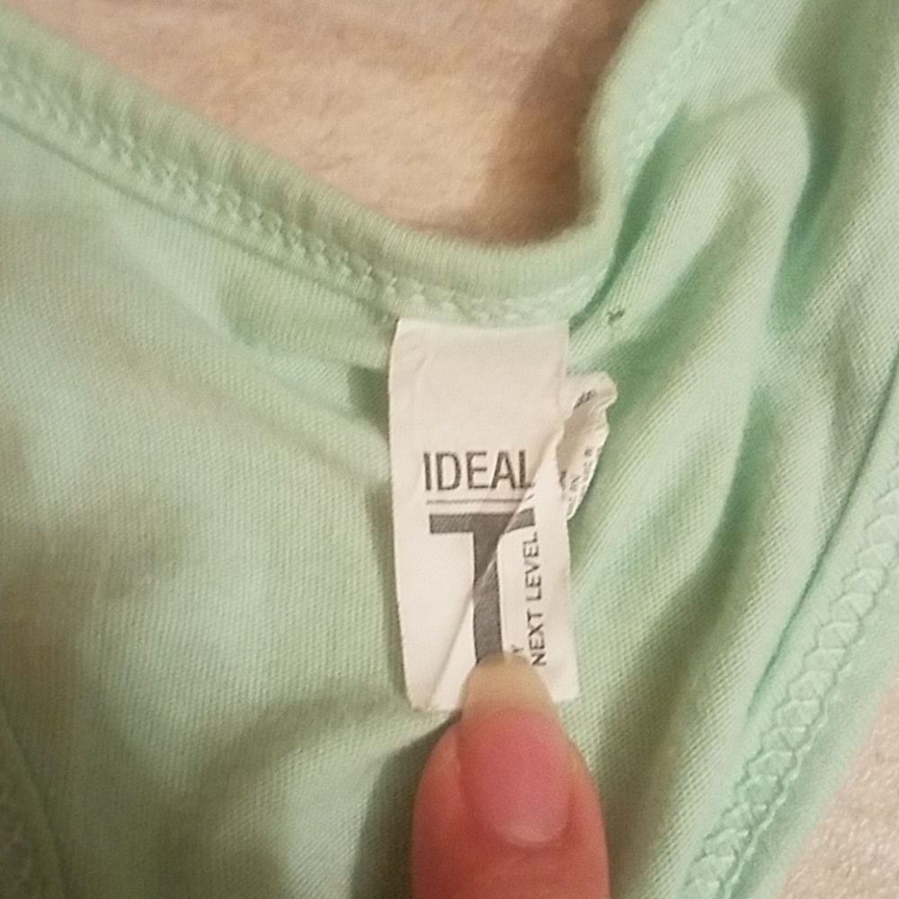 Bridesmaid Graphic Tank Top | XL | Aqua Blue - Picture 6 of 7